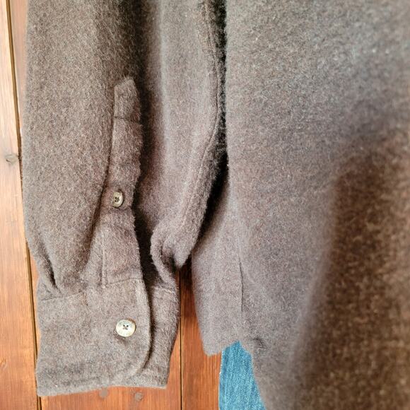 C.E. Schmidt Workwear Men’s XL Brown Heavy Cotton Button Down Shirt 100% Cotton - Picture 6 of 8